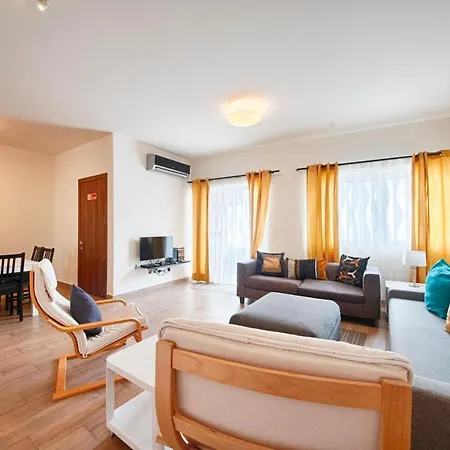 公寓 Modern 2 Bedroom 100 Metres To The Sea 圣保罗湾城